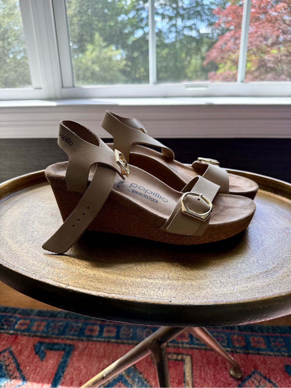 Papillio by Birkenstock Soley Ring-Buckle Wedge size 37